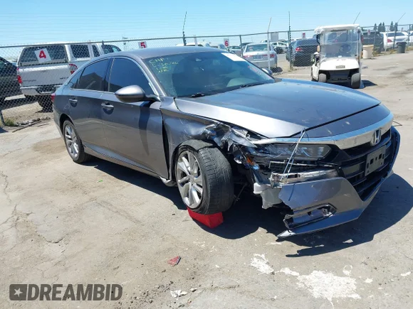 ✅ 2018 Honda Accord LX • VIN: 1HGCV1F15JA196390 • Lot: 45275041. Listed on IAAI with 184,777 mi. Free auction sales archive from the USA and detailed vehicle history report at DreamBid. Image 1.