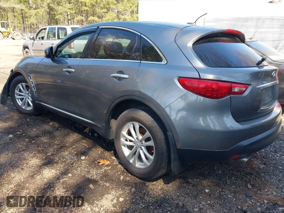 ✅ 2014 Infiniti QX70 • VIN: JN8CS1MW9EM413406 • Lot: 41909387. Wystawiony na IAAI z przebiegiem 123 957 mil. Bezpłatny archiwum sprzedaży aukcyjnych z USA i szczegółowy raport historii pojazdu na DreamBid. Zdjęcie 3.