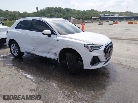 ✅ 2024 Audi Q3 S line Premium • VIN: WA1DECF30R1171144 • Lot: 44872949. Wystawiony na IAAI z przebiegiem 16 215 mil. Bezpłatny archiwum sprzedaży aukcyjnych z USA i szczegółowy raport historii pojazdu na DreamBid. Zdjęcie 1.
