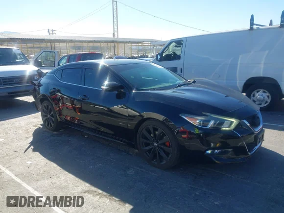 ✅ 2017 Nissan Maxima SL • VIN: 1N4AA6AP8HC417530 • Lot: 43599270. Listed on IAAI with 89,594 mi. Free auction sales archive from the USA and detailed vehicle history report at DreamBid. Image 1.
