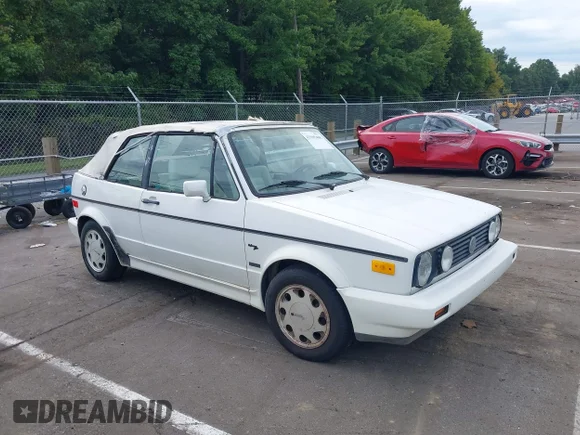 ✅ 1993 Volkswagen Cabriolet • VIN: WVWAB5156PK009080 • Лот: 43105408. Опубликован ранее на IAAI с пробегом 139 567 миль. Бесплатный доступ к архиву аукционных продаж из США и подробный отчёт об истории автомобиля на DreamBid. Изображение 1.