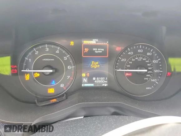 ✅ 2020 Subaru Impreza • VIN: 4S3GKAB65L3611788 • Lot: 50128546. Listed on Copart with 42,850 mi. Free auction sales archive from the USA and detailed vehicle history report at DreamBid. Image 9.