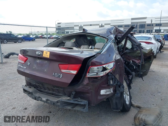 ✅ 2016 Kia Optima LX • VIN: 5XXGT4L37GG046209 • Лот: 44929429. Опубликован ранее на IAAI с пробегом 141 146 миль. Бесплатный доступ к архиву аукционных продаж из США и подробный отчёт об истории автомобиля на DreamBid. Изображение 4.