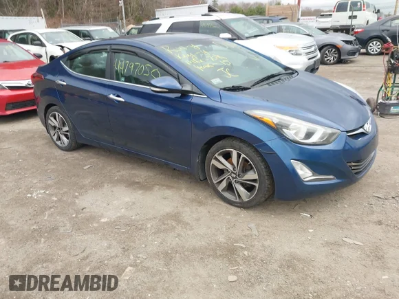 ✅ 2015 Hyundai Elantra SE • VIN: 5NPDH4AE3FH615004 • Лот: 44797050. Опубликован ранее на IAAI с пробегом 70 540 миль. Бесплатный доступ к архиву аукционных продаж из США и подробный отчёт об истории автомобиля на DreamBid. Изображение 1.