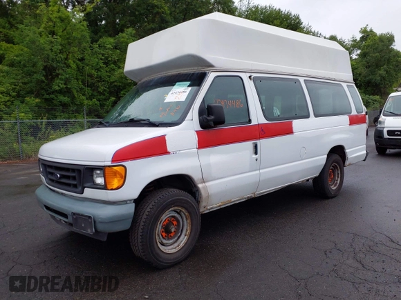✅ 2005 Ford Econoline Cargo • VIN: 1FTNS24W45HA25714 • Lot: 42434486. Wystawiony na IAAI z przebiegiem 298 437 mil. Bezpłatny archiwum sprzedaży aukcyjnych z USA i szczegółowy raport historii pojazdu na DreamBid. Zdjęcie 2.