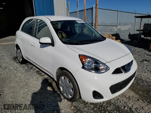 ✅ 2017 Nissan Micra S • VIN: 3N1CK3CP3HL267233 • Lot: 61637512. Listed on Copart with 27,243 mi. Free auction sales archive from the USA and detailed vehicle history report at DreamBid. Image 1.