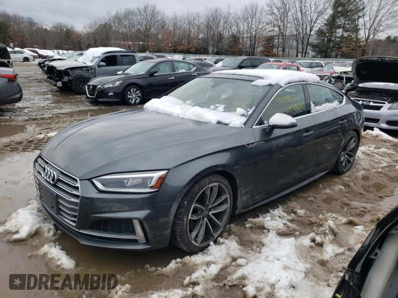 ✅ 2018 Audi S5 Sportback Premium Plus • VIN: WAUB4CF5XJA122620 • Лот: 38099823. Опубліковано раніше на Copart з пробігом 54 966 миль. Безкоштовний доступ до архіву аукціонних продажів зі США та докладний звіт про історію автомобіля на DreamBid. Зображення 1.