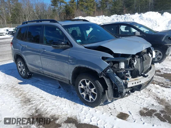 ✅ 2022 Honda Passport TrailSport • VIN: 5FNYF8H67NB003091 • Лот: 44443728. Опубликован ранее на IAAI с пробегом 36 865 миль. Бесплатный доступ к архиву аукционных продаж из США и подробный отчёт об истории автомобиля на DreamBid. Изображение 1.