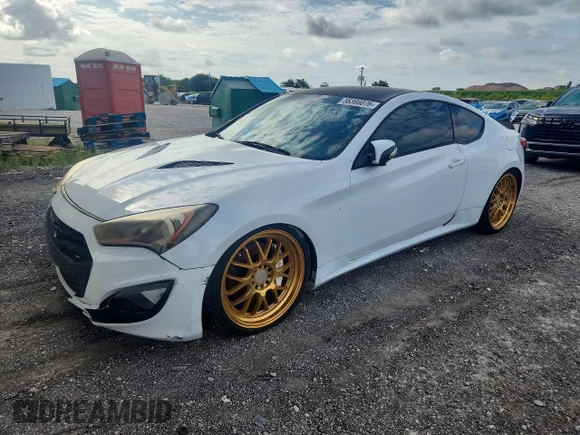 ✅ 2014 Hyundai Genesis Coupe Ultimate • VIN: KMHHU6KJXEU115491 • Лот: 56366076. Опубліковано раніше на Copart з пробігом 91 634 миль. Безкоштовний доступ до архіву аукціонних продажів зі США та докладний звіт про історію автомобіля на DreamBid. Зображення 1.