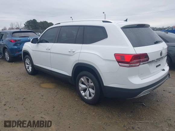 ✅ 2018 Volkswagen Atlas S • VIN: 1V2AR2CA8JC522741 • Lot: 44218649. Wystawiony na IAAI z przebiegiem 106 210 mil. Bezpłatny archiwum sprzedaży aukcyjnych z USA i szczegółowy raport historii pojazdu na DreamBid. Zdjęcie 3.