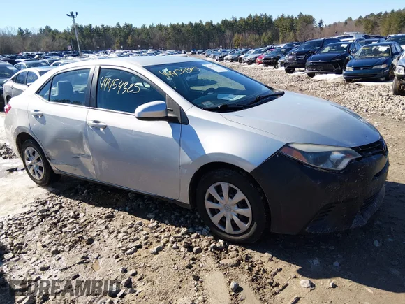 ✅ 2014 Toyota Corolla L • VIN: 2T1BURHE8EC033097 • Lot: 44454325. Wystawiony na IAAI z przebiegiem 290 522 mil. Bezpłatny archiwum sprzedaży aukcyjnych z USA i szczegółowy raport historii pojazdu na DreamBid. Zdjęcie 1.