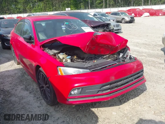 ✅ 2016 Volkswagen Jetta Sport • VIN: 3VWD17AJ0GM397504 • Lot: 44818120. Listed on IAAI with 213,392 mi. Free auction sales archive from the USA and detailed vehicle history report at DreamBid. Image 1.
