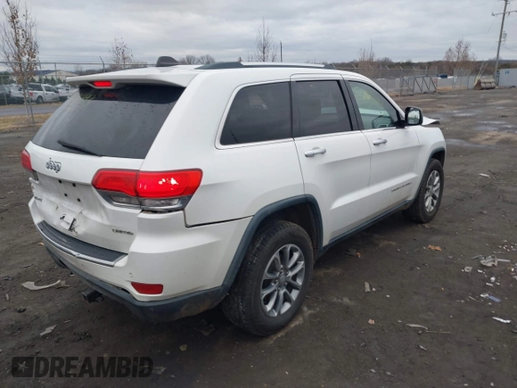 ✅ 2014 Jeep Grand Cherokee Limited • VIN: 1C4RJFBG0EC189952 • Lot: 43983193. Wystawiony na IAAI z przebiegiem 127 072 mil. Bezpłatny archiwum sprzedaży aukcyjnych z USA i szczegółowy raport historii pojazdu na DreamBid. Zdjęcie 4.