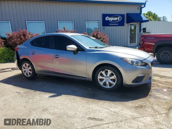 ✅ 2015 Mazda 3 i Sport • VIN: 3MZBM1U76FM233703 • Lot: 55712976. Listed on Copart with 224,983 mi. Free auction sales archive from the USA and detailed vehicle history report at DreamBid. Image 4.