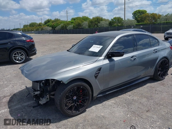 ✅ 2023 BMW M3 Competition • VIN: WBS33AY01PFP51123 • Lot: 42172640. Wystawiony na IAAI z przebiegiem 20 502 mil. Bezpłatny archiwum sprzedaży aukcyjnych z USA i szczegółowy raport historii pojazdu na DreamBid. Zdjęcie 2.