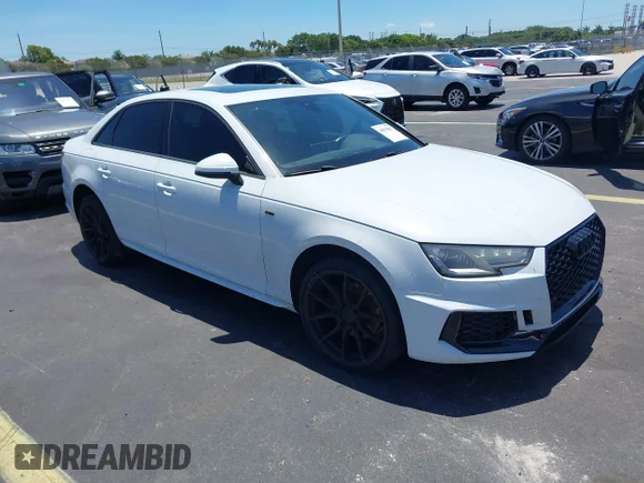 ✅ 2018 Audi A4 Premium • VIN: WAUKMAF4XJA224950 • Lot: 45079037. Listed on IAAI with 88,143 mi. Free auction sales archive from the USA and detailed vehicle history report at DreamBid. Image 1.