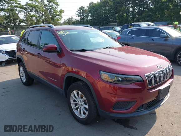 ✅ 2020 Jeep Cherokee Latitude • VIN: 1C4PJMCB9LD550780 • Lot: 45476300. Wystawiony na IAAI z przebiegiem 56 856 mil. Bezpłatny archiwum sprzedaży aukcyjnych z USA i szczegółowy raport historii pojazdu na DreamBid. Zdjęcie 1.