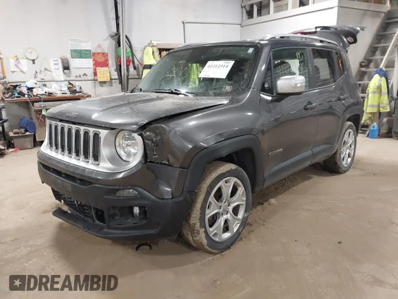 ✅ 2016 Jeep Renegade Limited • VIN: ZACCJBDT0GPC77584 • Lot: 41212314. Wystawiony na IAAI z przebiegiem 140 978 mil. Bezpłatny archiwum sprzedaży aukcyjnych z USA i szczegółowy raport historii pojazdu na DreamBid. Zdjęcie 2.