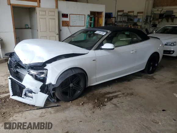 ✅ 2016 Audi A5 Premium Plus • VIN: WAUM2AFH1GN006818 • Lot: 61206195. Listed on Copart with 65,418 mi. Free auction sales archive from the USA and detailed vehicle history report at DreamBid. Image 1.