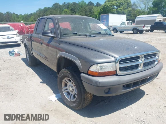 ✅ 2004 Dodge Dakota Sport • VIN: 1D7HG38K14S689049 • Lot: 44928268. Wystawiony na IAAI z przebiegiem 180 958 mil. Bezpłatny archiwum sprzedaży aukcyjnych z USA i szczegółowy raport historii pojazdu na DreamBid. Zdjęcie 1.