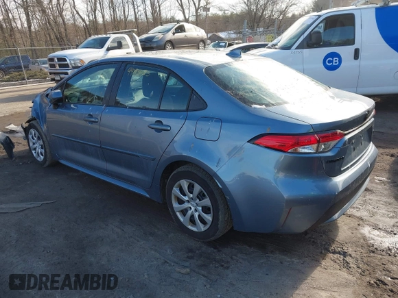 ✅ 2021 Toyota Corolla LE • VIN: 5YFEPMAE4MP266636 • Lot: 44193083. Wystawiony na IAAI z przebiegiem 54 601 mil. Bezpłatny archiwum sprzedaży aukcyjnych z USA i szczegółowy raport historii pojazdu na DreamBid. Zdjęcie 3.