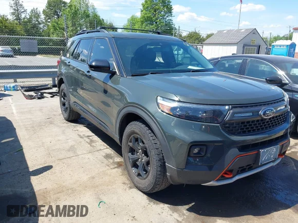 ✅ 2023 Ford Explorer Timberline • VIN: 1FMSK8JH6PGB90762 • Лот: 44888196. Опубліковано раніше на IAAI з пробігом 58 490 миль. Безкоштовний доступ до архіву аукціонних продажів зі США та докладний звіт про історію автомобіля на DreamBid. Зображення 1.