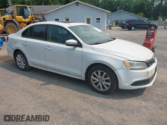 ✅ 2011 Volkswagen Jetta SE • VIN: 3VWDZ7AJ3BM317954 • Lot: 45620321. Listed on IAAI with 189,172 mi. Free auction sales archive from the USA and detailed vehicle history report at DreamBid. Image 1.