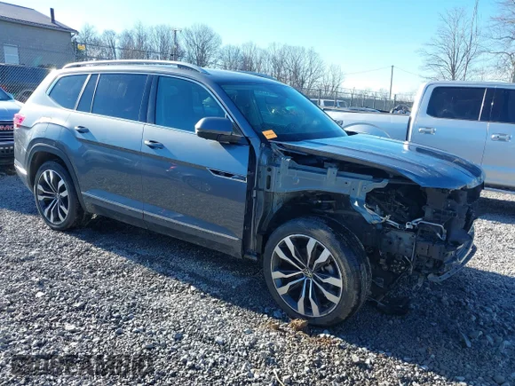✅ 2022 Volkswagen Atlas SEL Premium R-Line • VIN: 1V2FR2CA1NC519479 • Lot: 44033291. Listed on IAAI with 136,057 mi. Free auction sales archive from the USA and detailed vehicle history report at DreamBid. Image 1.