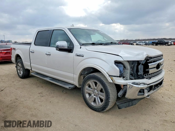 ✅ 2018 Ford F-150 Lariat • VIN: 1FTFW1EG9JKD67747 • Lot: 77602955. Wystawiony na Copart z przebiegiem 181 805 mil. Bezpłatny archiwum sprzedaży aukcyjnych z USA i szczegółowy raport historii pojazdu na DreamBid. Zdjęcie 4.