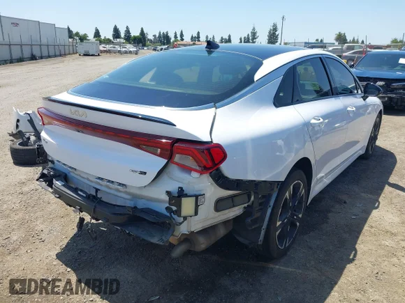 ✅ 2022 Kia K5 GT-Line • VIN: 5XXG64J25NG084424 • Лот: 42374557. Опубліковано раніше на IAAI з пробігом 80 056 миль. Безкоштовний доступ до архіву аукціонних продажів зі США та докладний звіт про історію автомобіля на DreamBid. Зображення 4.