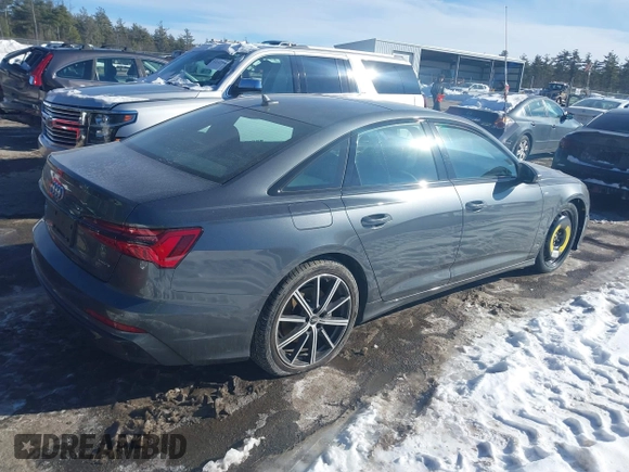 ✅ 2025 Audi A6 Premium Plus • VIN: WAUL2BF22SN048470 • Lot: 44170682. Wystawiony na IAAI z przebiegiem 3 736 mil. Bezpłatny archiwum sprzedaży aukcyjnych z USA i szczegółowy raport historii pojazdu na DreamBid. Zdjęcie 4.