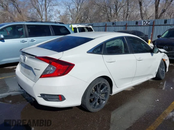 ✅ 2020 Honda Civic Sport • VIN: 19XFC2F87LE018727 • Лот: 44421200. Опубликован ранее на IAAI с пробегом 90 794 миль. Бесплатный доступ к архиву аукционных продаж из США и подробный отчёт об истории автомобиля на DreamBid. Изображение 4.
