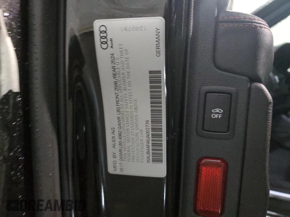 ✅ 2018 Audi S4 Premium Plus • VIN: WAUB4AF46JA002776 • Лот: 42753083. Опубліковано раніше на Copart з пробігом 35 590 миль. Безкоштовний доступ до архіву аукціонних продажів зі США та докладний звіт про історію автомобіля на DreamBid. Зображення 12.