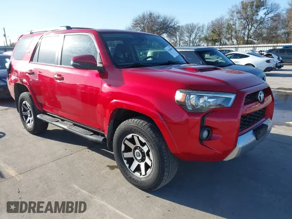 ✅ 2017 Toyota 4Runner TRD Off Road Premium • VIN: JTEBU5JR5H5407152 • Lot: 43968080. Listed on IAAI with 95,239 mi. Free auction sales archive from the USA and detailed vehicle history report at DreamBid. Image 1.