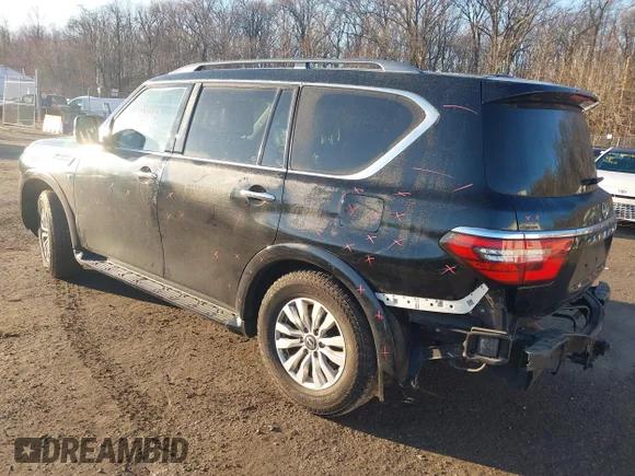 ✅ 2021 Nissan Armada SV • VIN: JN8AY2AD4M9661966 • Lot: 44006912. Wystawiony na IAAI z przebiegiem 110 805 mil. Bezpłatny archiwum sprzedaży aukcyjnych z USA i szczegółowy raport historii pojazdu na DreamBid. Zdjęcie 3.