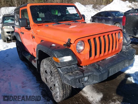 ✅ 2018 Jeep Wrangler Sport • VIN: 1C4GJXAN8JW300690 • Лот: 44333014. Опубликован ранее на IAAI с пробегом 62 730 миль. Бесплатный доступ к архиву аукционных продаж из США и подробный отчёт об истории автомобиля на DreamBid. Изображение 1.