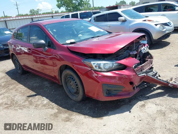 ✅ 2019 Subaru Impreza • VIN: 4S3GTAA69K1751738 • Lot: 42800851. Wystawiony na IAAI z przebiegiem 134 767 mil. Bezpłatny archiwum sprzedaży aukcyjnych z USA i szczegółowy raport historii pojazdu na DreamBid. Zdjęcie 1.