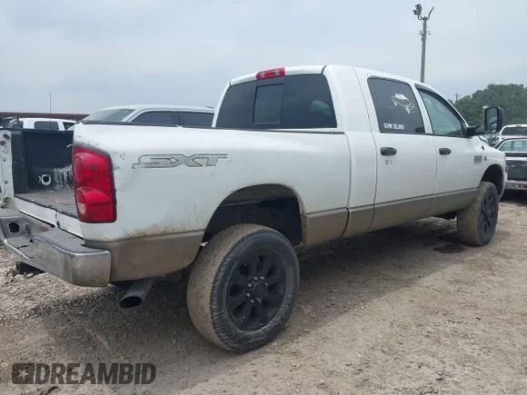 ✅ 2008 Dodge 2500 SXT • VIN: 3D7KS29A58G224209 • Lot: 44983611. Wystawiony na IAAI z przebiegiem 540 312 mil. Bezpłatny archiwum sprzedaży aukcyjnych z USA i szczegółowy raport historii pojazdu na DreamBid. Zdjęcie 4.