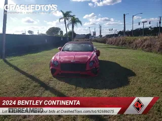 ✅ 2024 Bentley Continental GT GT V8 • VIN: SCBDG4ZG2RC014324 • Lot: 92686075. Wystawiony na Copart z przebiegiem 15 737 mil. Bezpłatny archiwum sprzedaży aukcyjnych z USA i szczegółowy raport historii pojazdu na DreamBid. Zdjęcie 15.