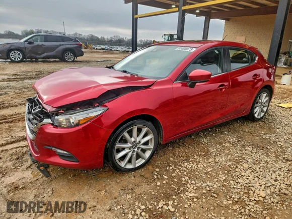 ✅ 2017 Mazda 3 Touring • VIN: JM1BN1L38H1105266 • Лот: 95405875. Опубликован ранее на Copart с пробегом 126 290 миль. Бесплатный доступ к архиву аукционных продаж из США и подробный отчёт об истории автомобиля на DreamBid. Изображение 1.