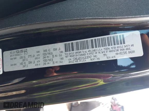 ✅ 2017 Jeep Wrangler Unlimited Sahara • VIN: 1C4BJWEG1HL619747 • Lot: 45452236. Wystawiony na IAAI z przebiegiem 129 552 mil. Bezpłatny archiwum sprzedaży aukcyjnych z USA i szczegółowy raport historii pojazdu na DreamBid. Zdjęcie 9.