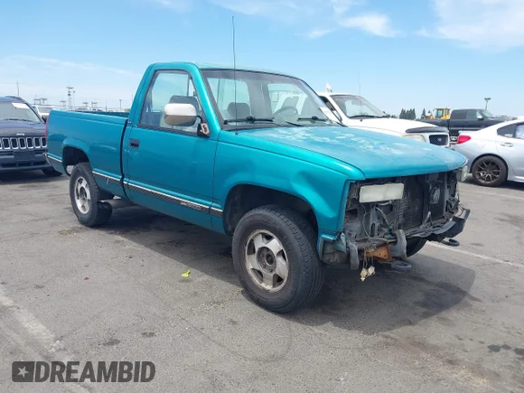 ✅ 1994 GMC Sierra 1500 • VIN: 1GTEK14K9RZ530655 • Lot: 42652369. Listed on IAAI with 266,236 mi. Free auction sales archive from the USA and detailed vehicle history report at DreamBid. Image 1.