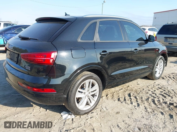 ✅ 2018 Audi Q3 Premium • VIN: WA1ECCFS0JR007027 • Lot: 44343854. Wystawiony na IAAI z przebiegiem 99 133 mil. Bezpłatny archiwum sprzedaży aukcyjnych z USA i szczegółowy raport historii pojazdu na DreamBid. Zdjęcie 4.