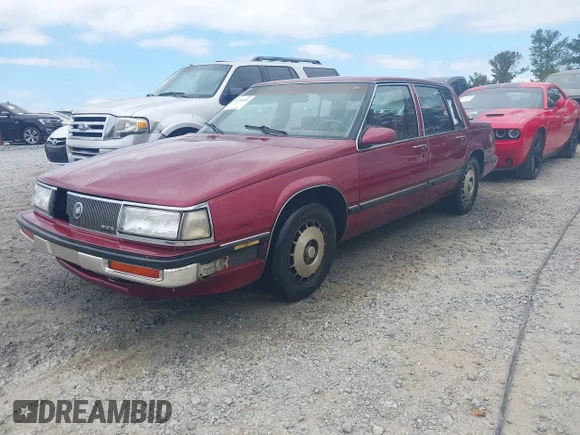 ✅ 1988 Buick Electra • VIN: 1G4CF51C7J1638383 • Lot: 43335168. Wystawiony na IAAI z przebiegiem 146 031 mil. Bezpłatny archiwum sprzedaży aukcyjnych z USA i szczegółowy raport historii pojazdu na DreamBid. Zdjęcie 2.