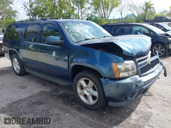 ✅ 2007 Chevrolet Suburban LTZ • VIN: 3GNFC16J17G105926 • Lot: 44779048. Listed on IAAI with 172,460 mi. Free auction sales archive from the USA and detailed vehicle history report at DreamBid. Image 1.