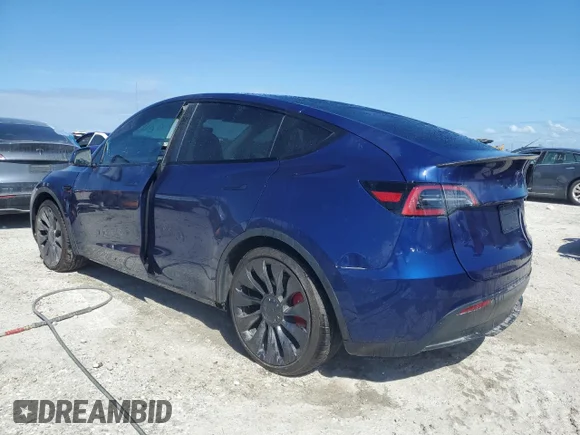 ✅ 2023 Tesla Model Y Performance • VIN: 7SAYGDEF9PF633369 • Lot: 76246994. Listed on Copart with Not provided. Free auction sales archive from the USA and detailed vehicle history report at DreamBid. Image 2.