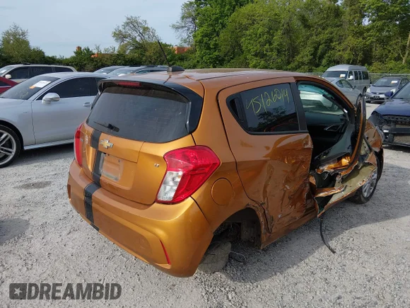✅ 2019 Chevrolet Spark LT • VIN: KL8CD6SA4KC791508 • Lot: 45126014. Listed on IAAI with Not provided. Free auction sales archive from the USA and detailed vehicle history report at DreamBid. Image 4.