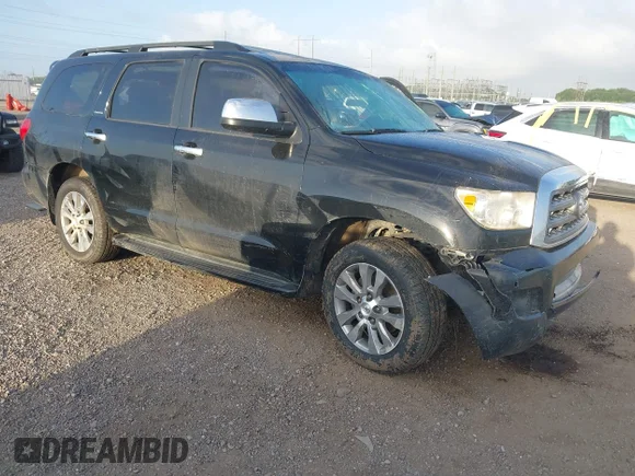 ✅ 2014 Toyota Sequoia Limited • VIN: 5TDJW5G15ES101585 • Lot: 44799898. Listed on IAAI with 236,096 mi. Free auction sales archive from the USA and detailed vehicle history report at DreamBid. Image 1.