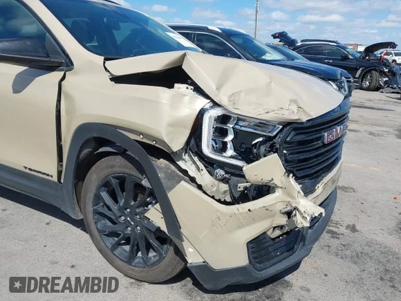 ✅ 2023 GMC Terrain SLE • VIN: 3GKALMEG7PL134594 • Лот: 43286996. Опубліковано раніше на IAAI з пробігом 65 608 миль. Безкоштовний доступ до архіву аукціонних продажів зі США та докладний звіт про історію автомобіля на DreamBid. Зображення 6.