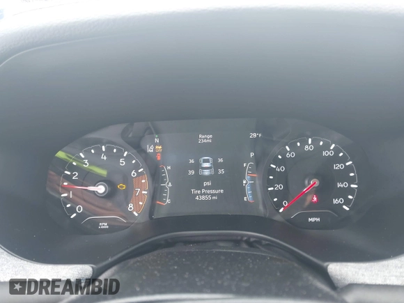 ✅ 2024 Jeep Compass Latitude • VIN: 3C4NJDBN5RT118905 • Lot: 44294636. Listed on IAAI with 43,855 mi. Free auction sales archive from the USA and detailed vehicle history report at DreamBid. Image 7.